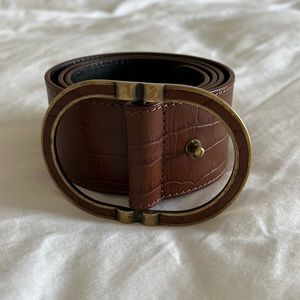 Sézane Women’s Brown Leather Belt